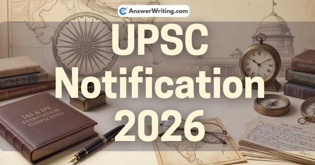 UPSC Notification 2026