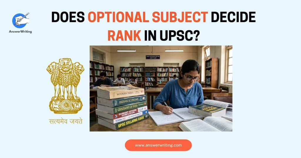 Does Optional Subject Decide Rank in UPSC?