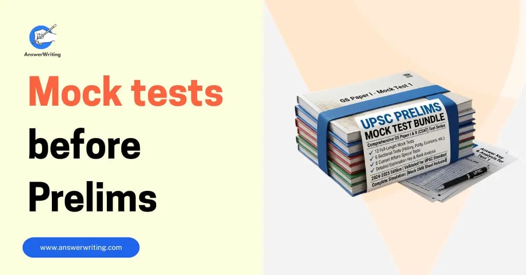 How many mocks to give before UPSC Prelims?