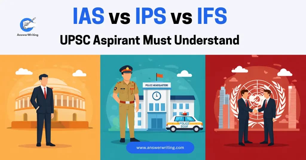 IAS vs IPS vs IFS: Key Differences Every UPSC Aspirant Must Understand