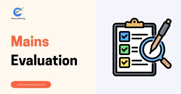 Mains Evaluation by Answerwriting