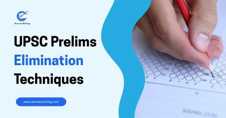 UPSC Prelims Elimination Techniques by Answerwriting